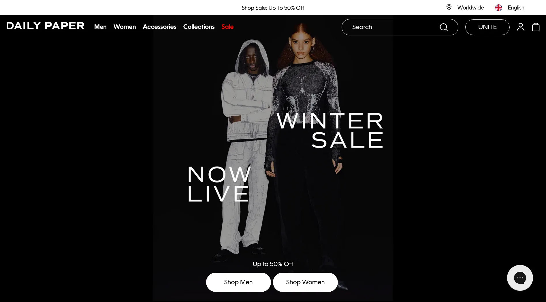 Screenshot of Daily Paper’s website.