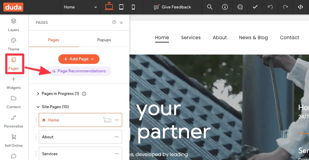 duda-ai-website-builder