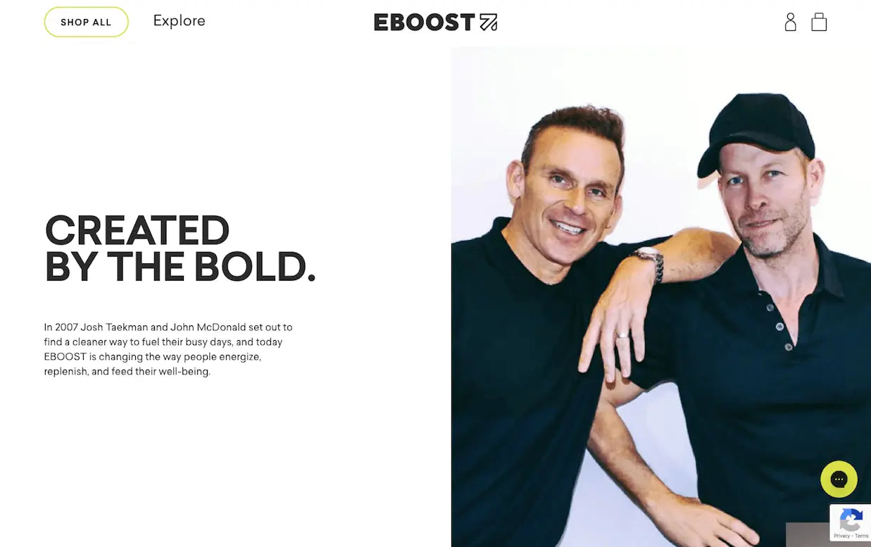 EBOOSTの会社概要ページ