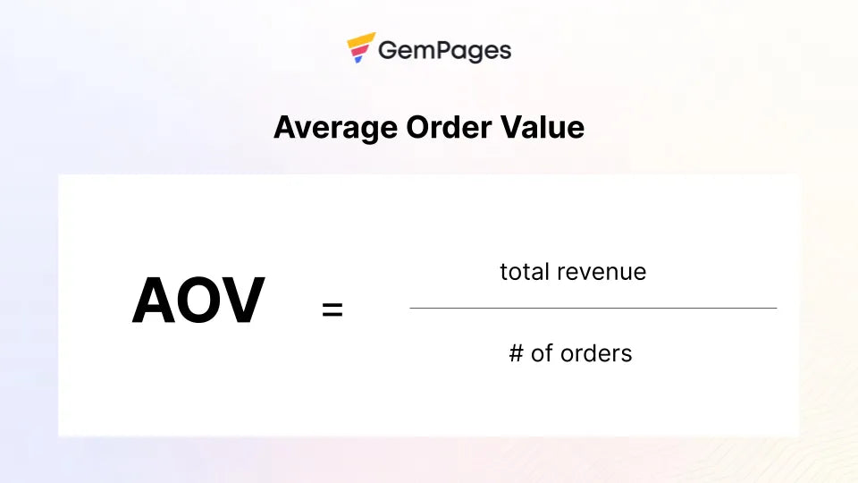 Average Order Value (AOV)