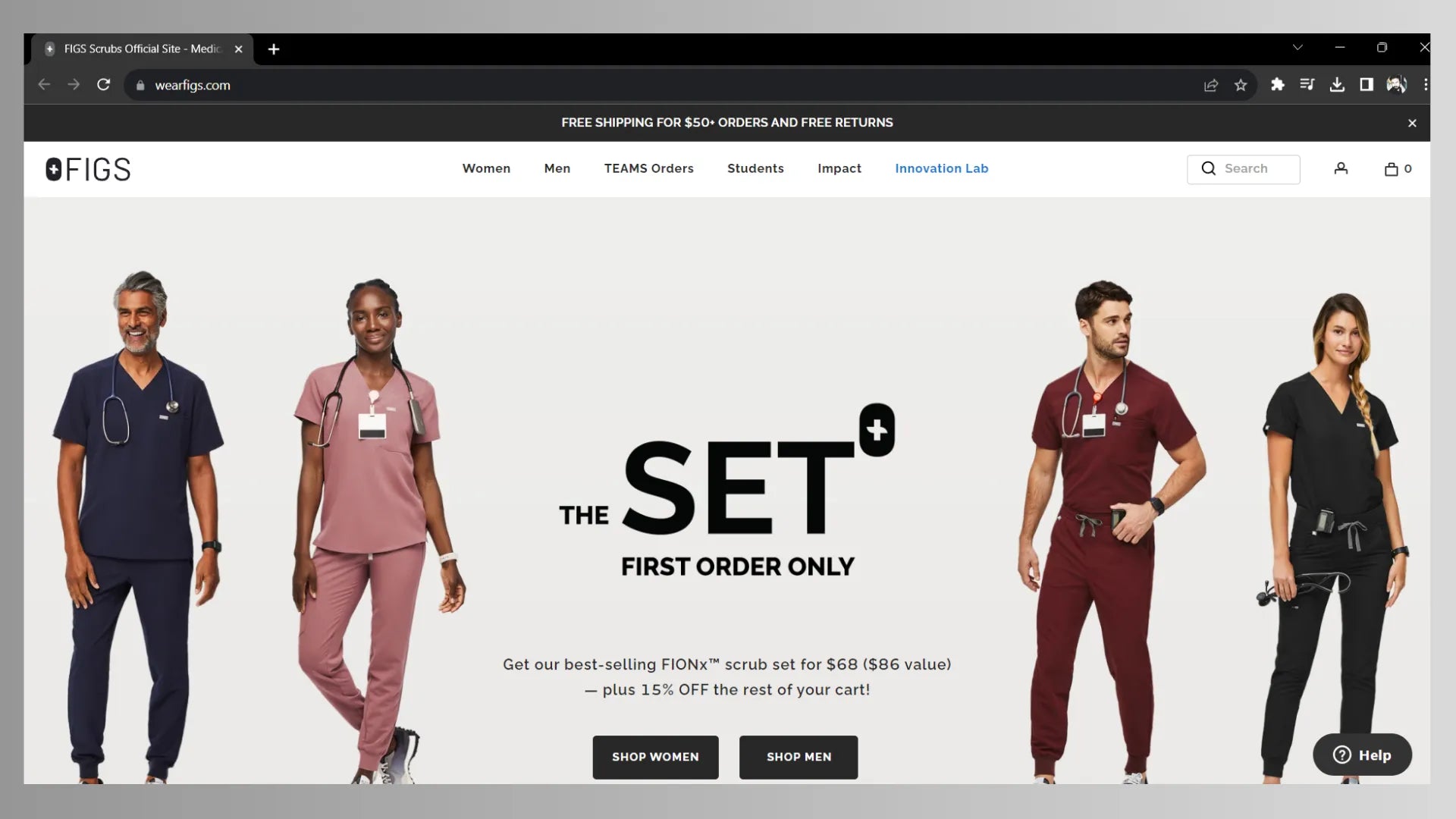 Above-the-fold section of Manscaped’s website