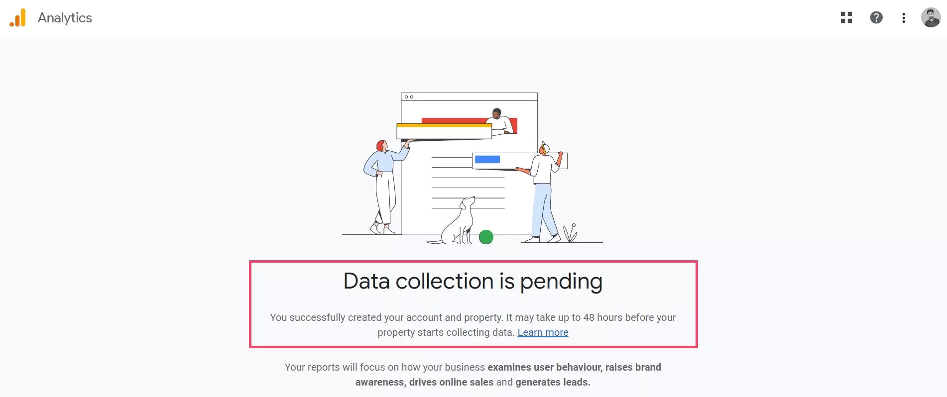 Google Analytics 页面