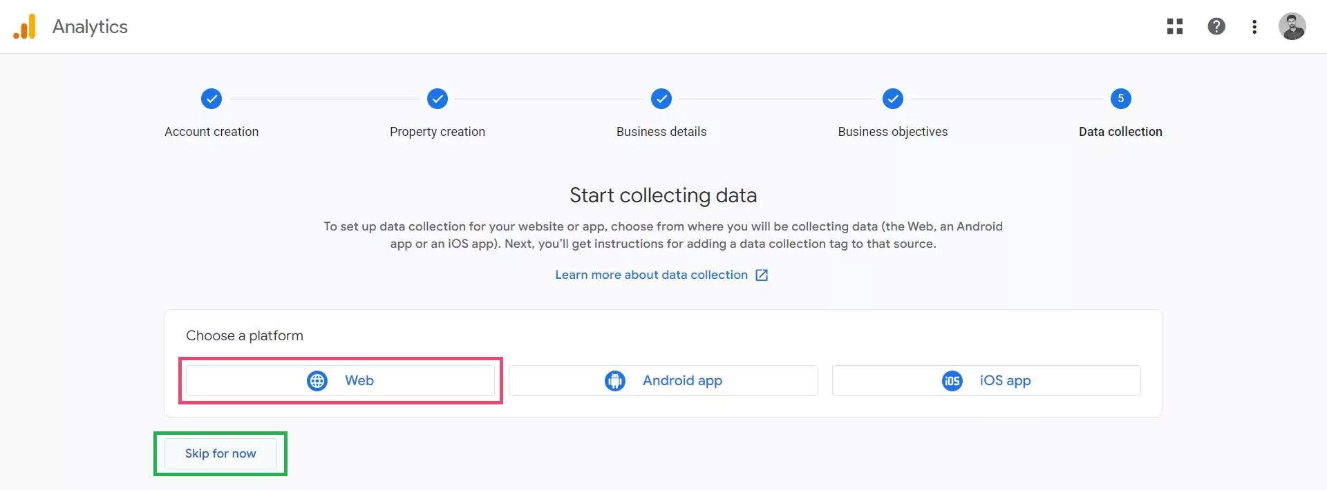 Google Analytics 4 设置