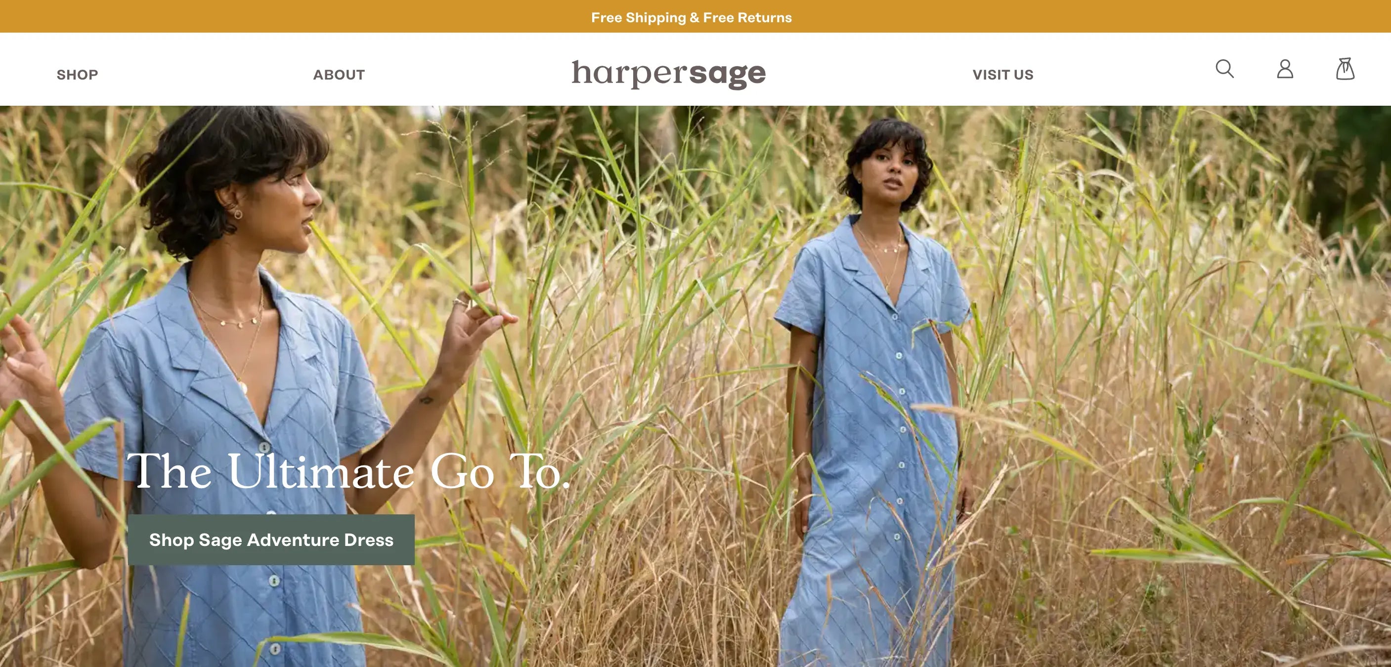 Página de inicio de HarperSage