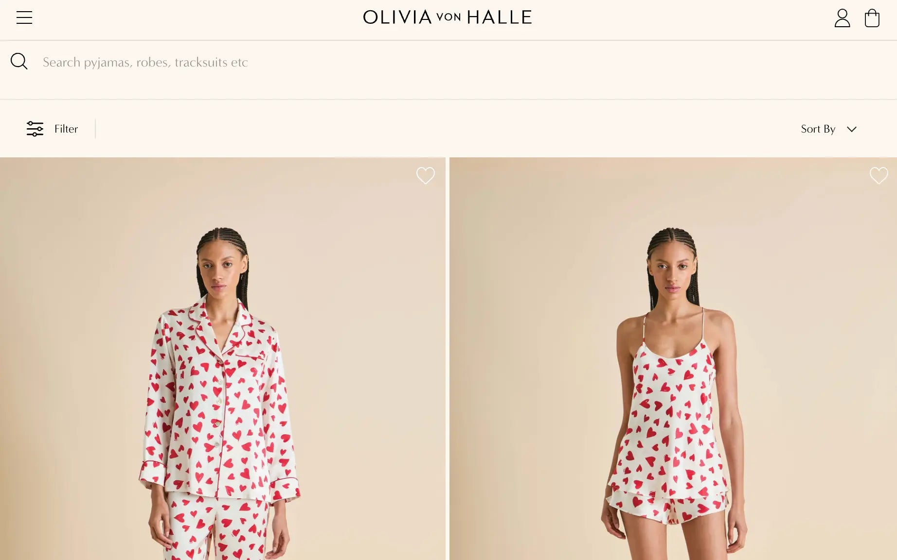 olivia von halle high end pyjama brand