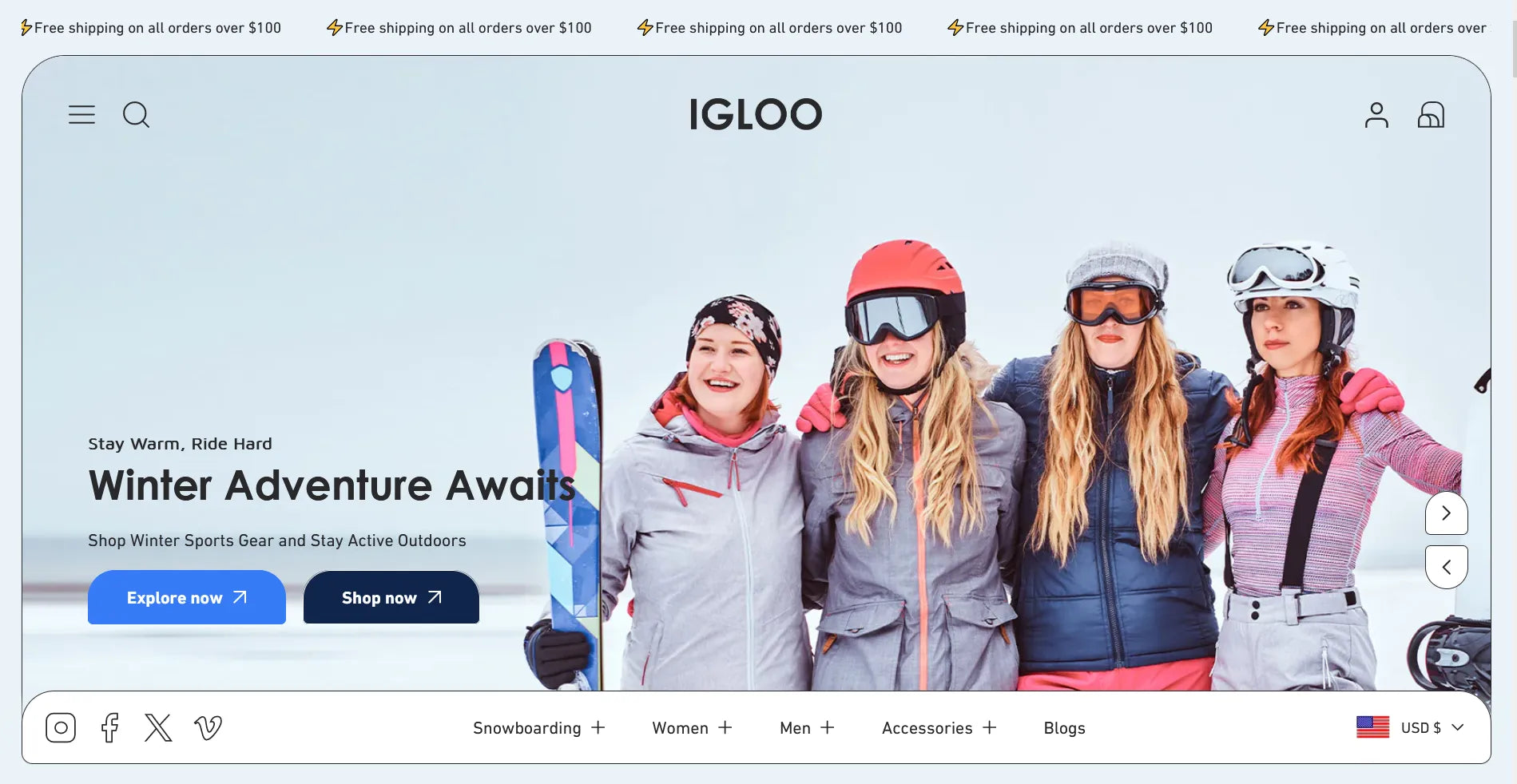 冰屋主题的截图。