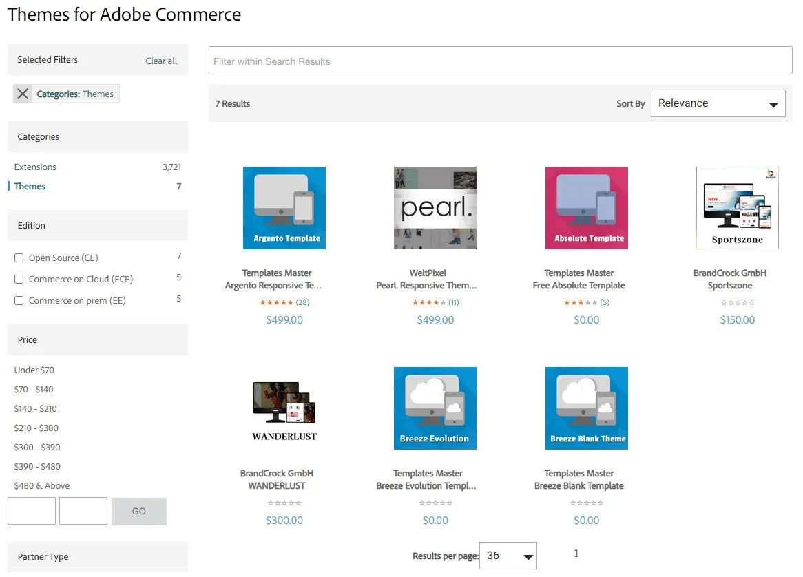 Magento’s themes