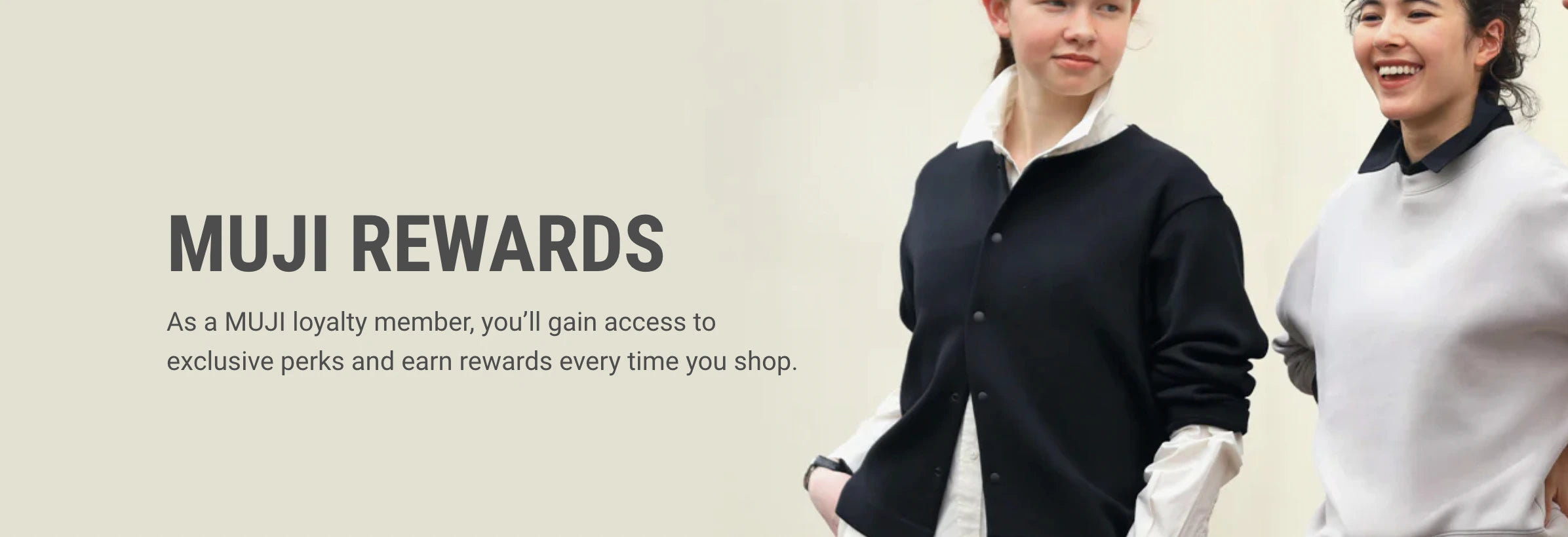 Muji’s lead generation landing page