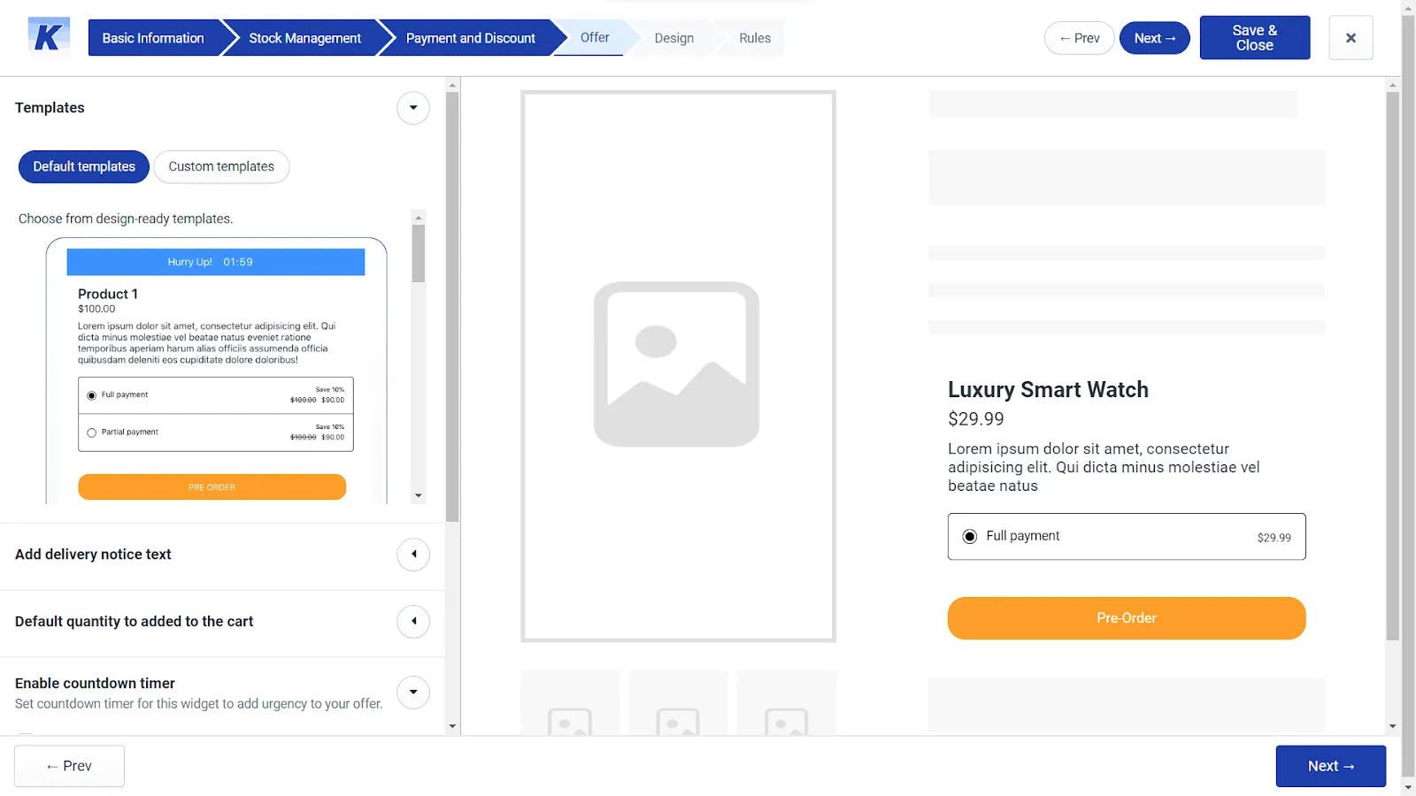 Creating a pre-order product in Shopify with the Kaktus app