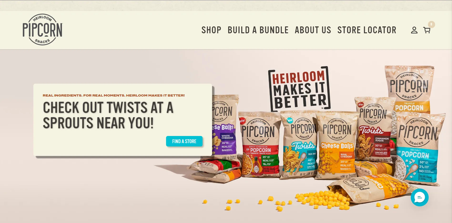 Screenshot der Pipcorn-Website.