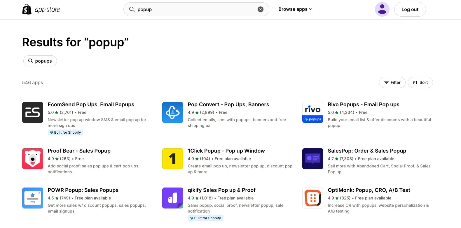 Shopify pop-up App