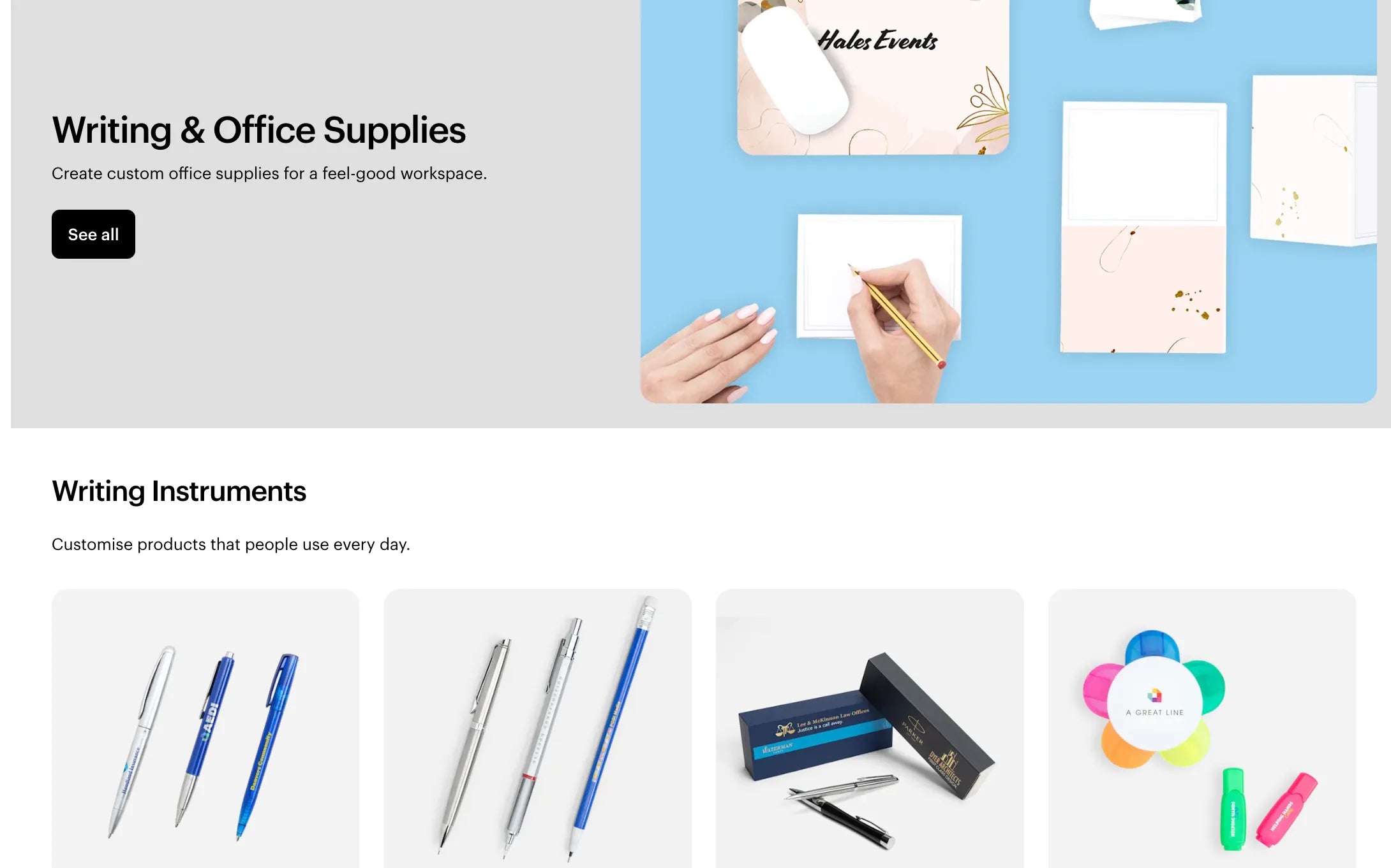 print on demand office supplies