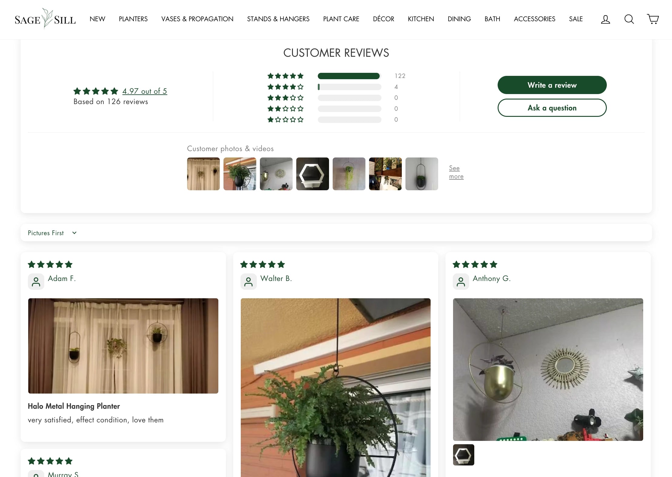 Sage Sill dropshipping store