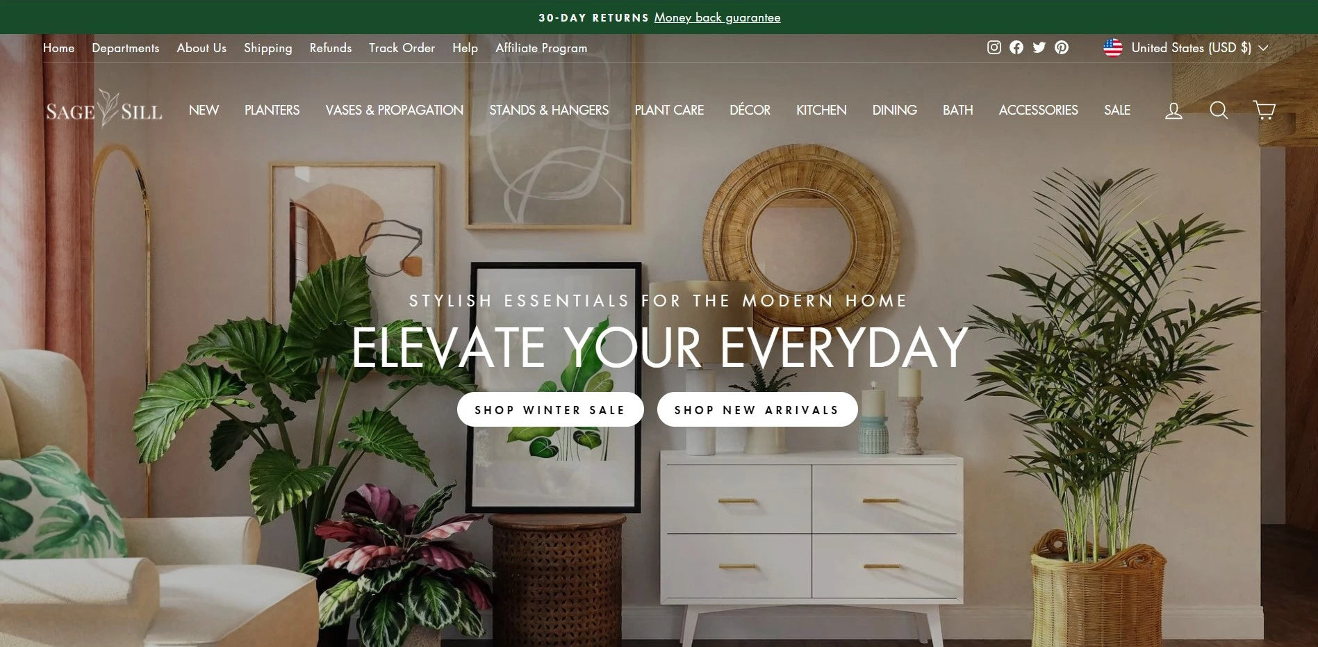 Sage & Sill’s homepage