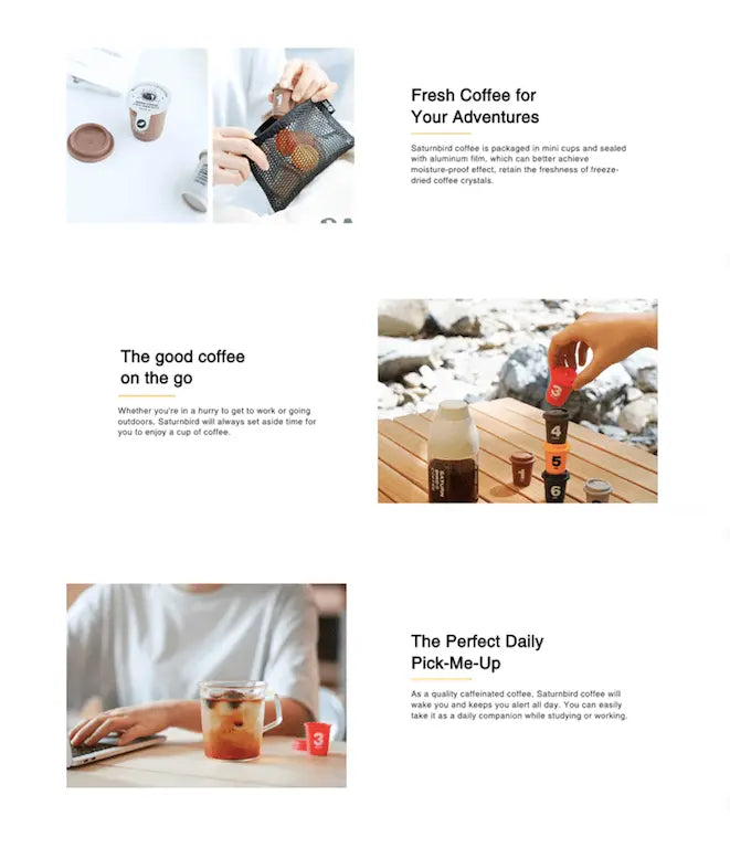 Ejemplo de página de destino de producto de Shopify