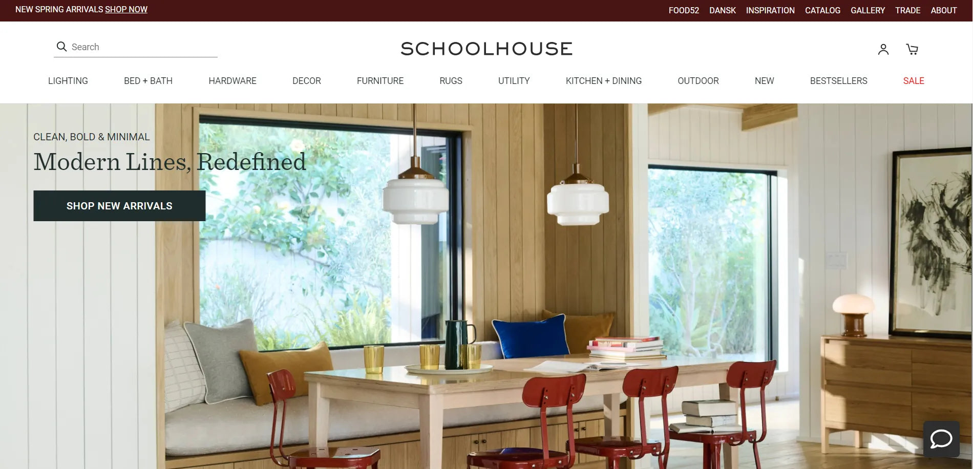 Screenshot of Schoolhouse’s website.
