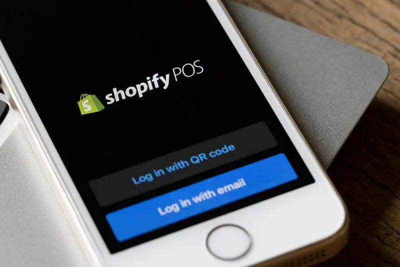 Shopify POS login on smartphone