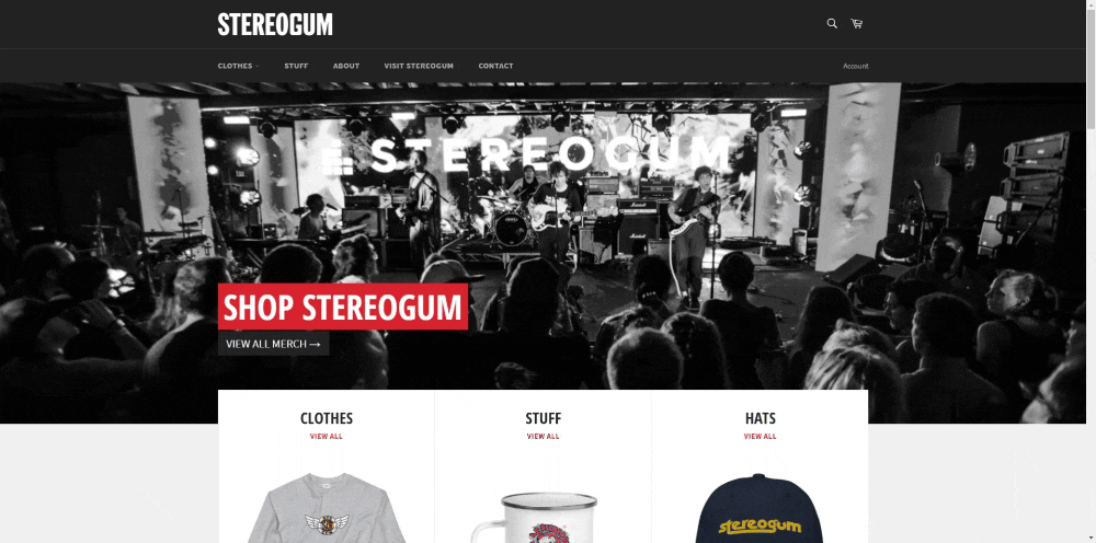 Stereogum product page optimization