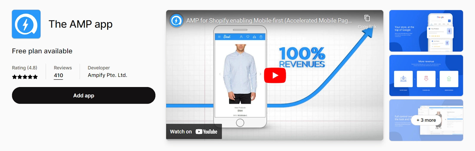 The AMP Shopify App