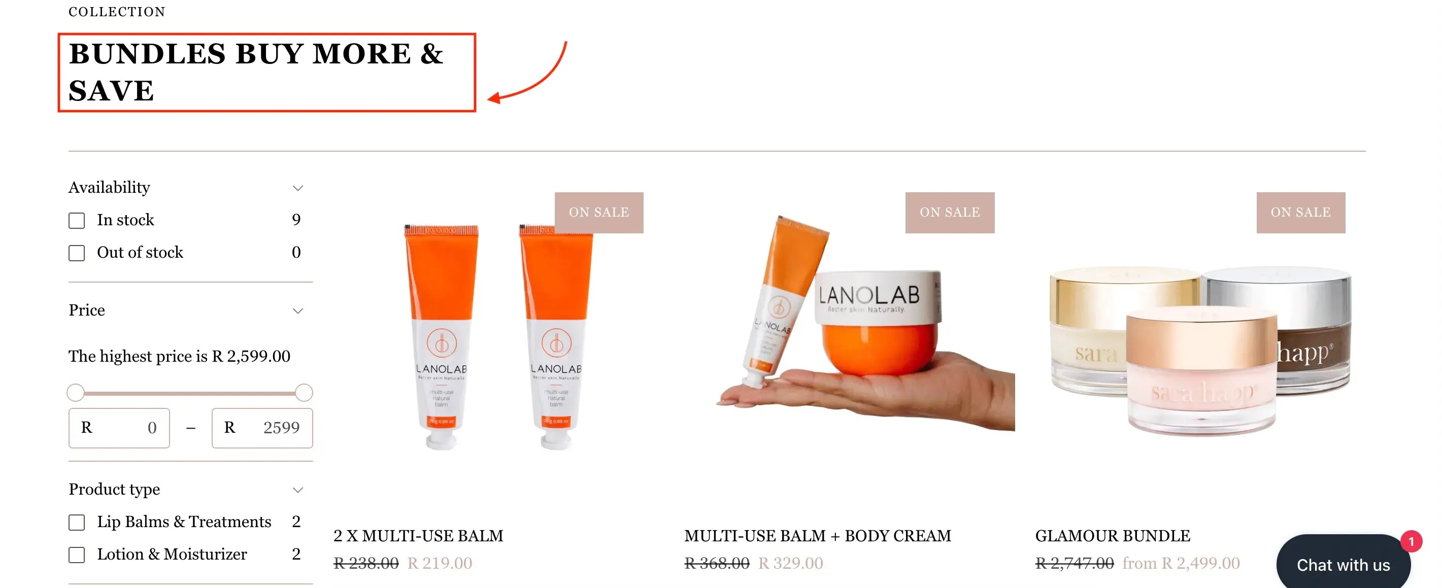 Upselling strategy with bundles