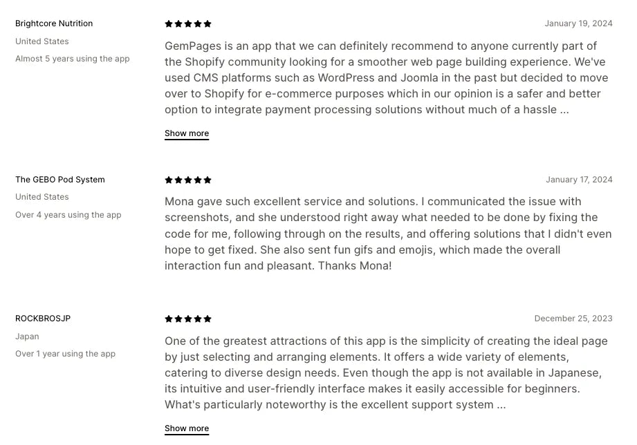 Users-review-GemPages