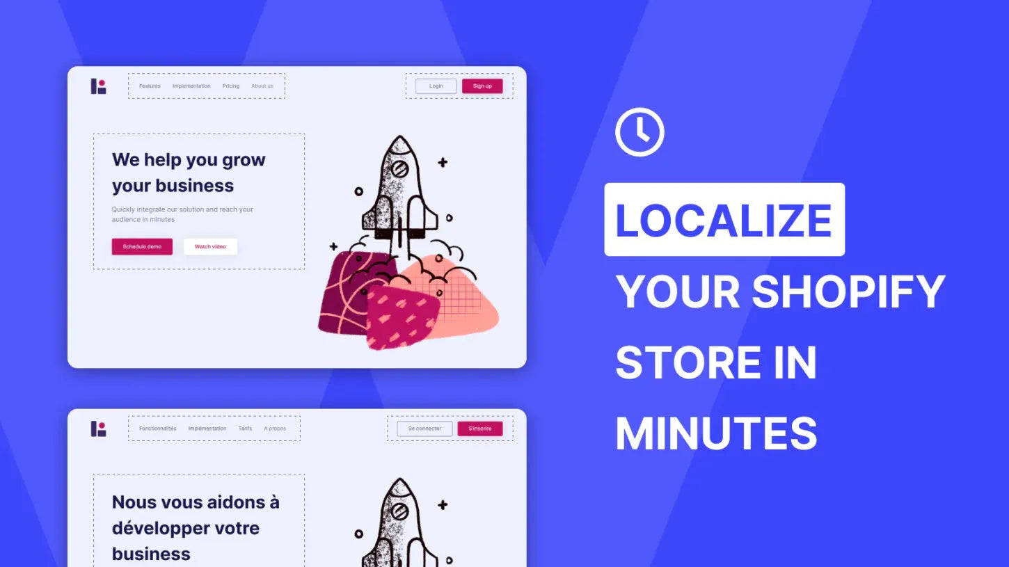 Shopify app demo - Translate Your Store ‑ Weglot