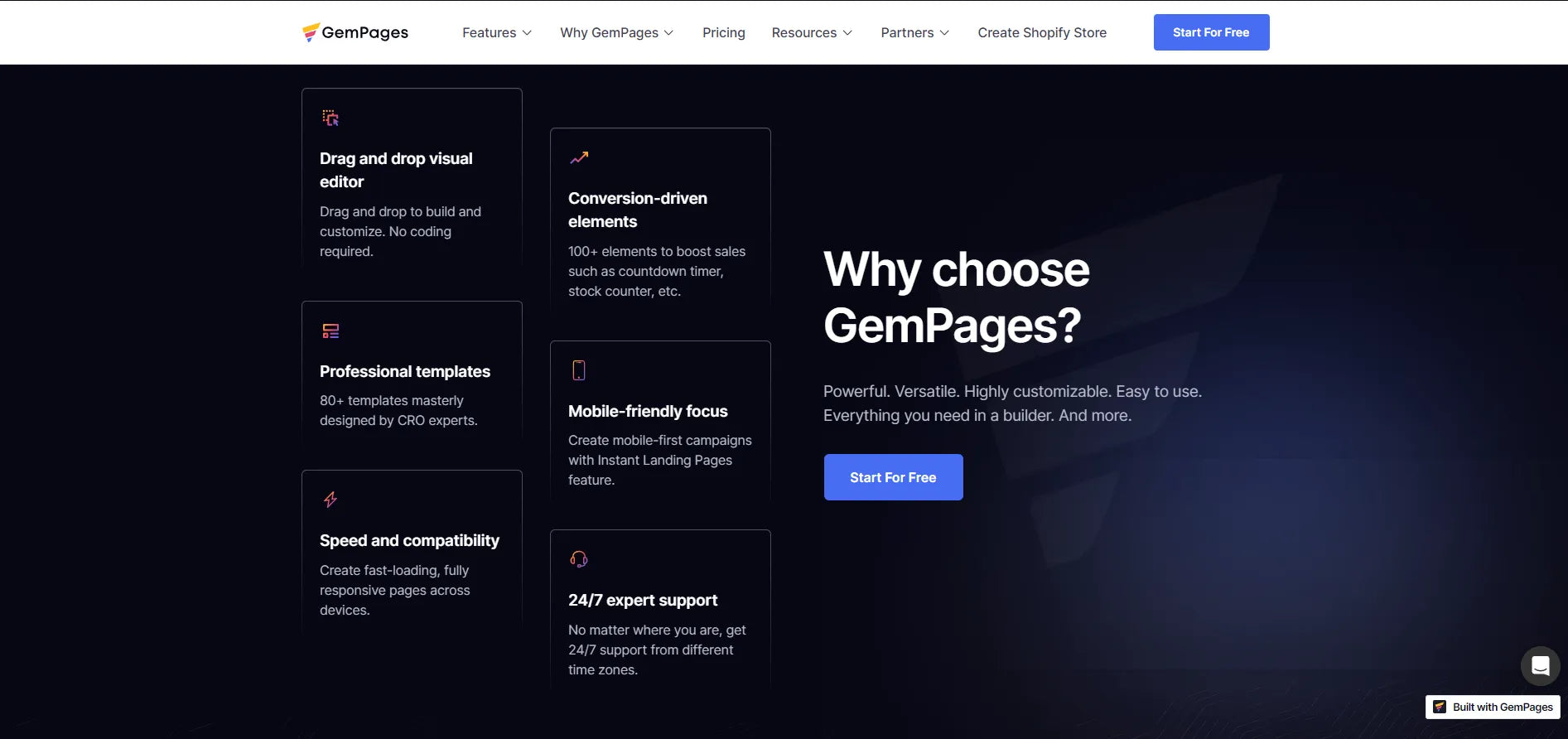 Why choose GemPages