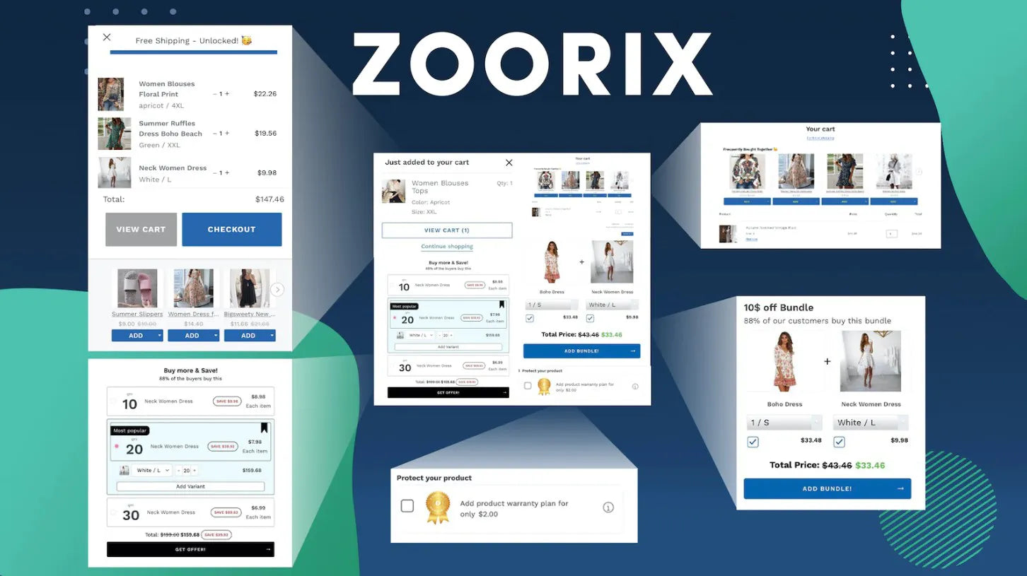 Zoorix: Frequently Bought Together - Shopify app demo for product bundles