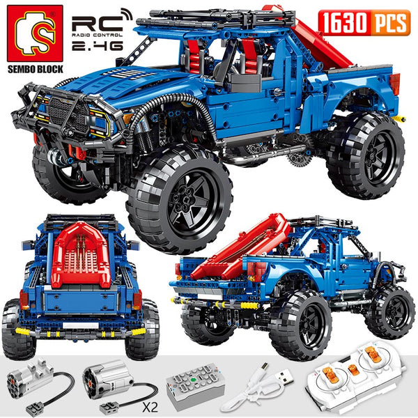 blocks remote control car