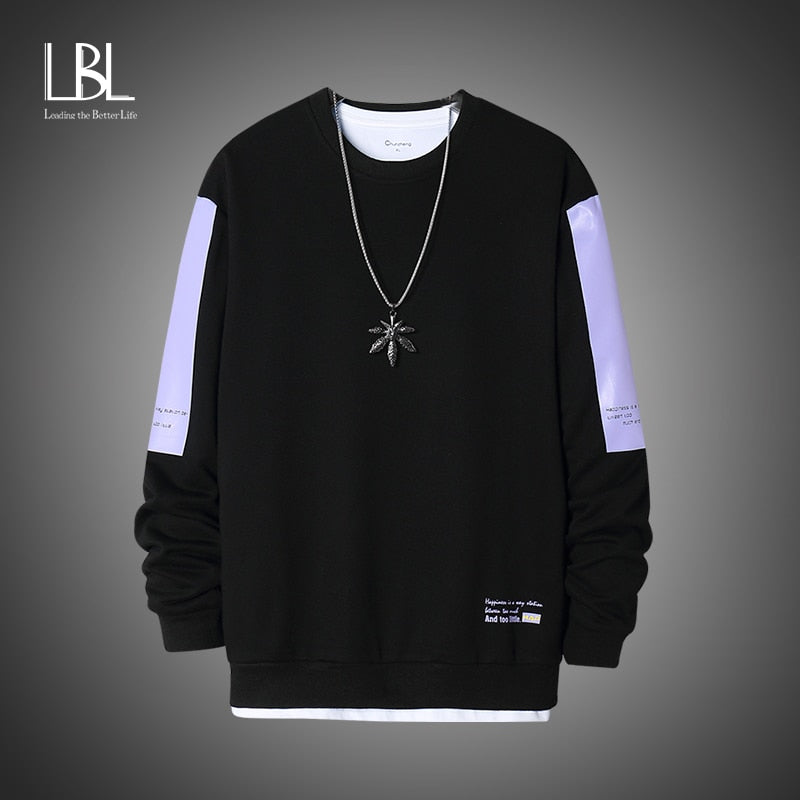 oversized crew neck sweatshirt mens