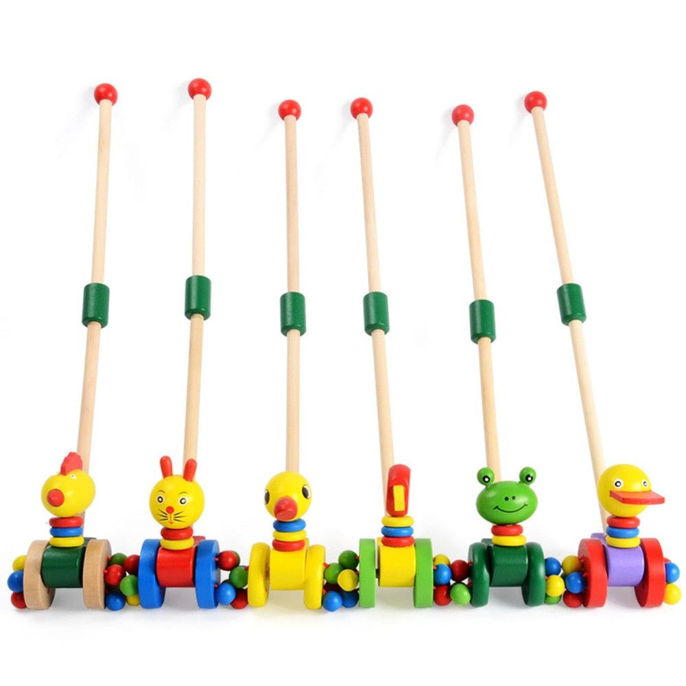 kids wooden walker