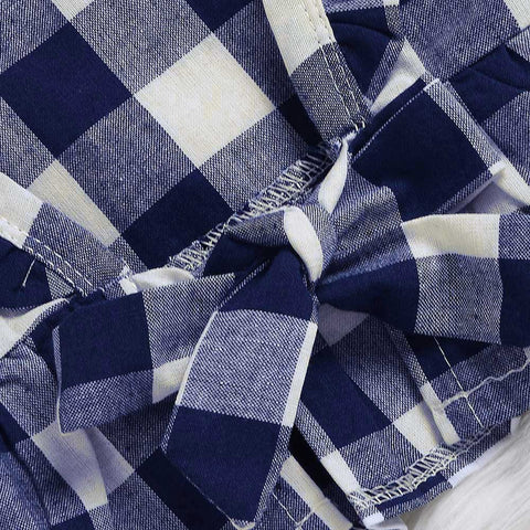 Raptop 1Set Kids Infant Baby Boy Letter Plaid T-Shirt Tops Denim Pants 2Pcs Set Outfits