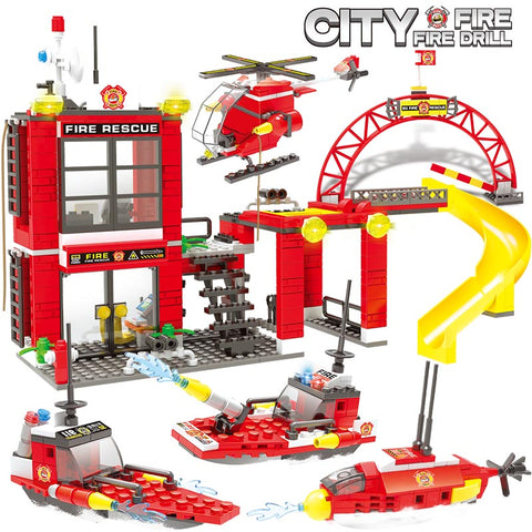 children's fire station playset