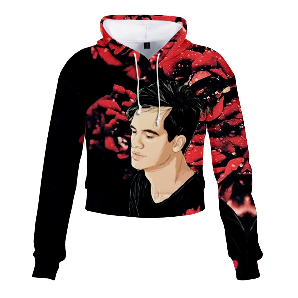 panic at the disco cropped hoodie