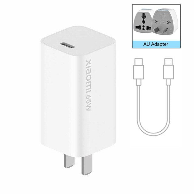 Xiaomi Gan 65w Travel Charger Usb Type C Smart Output Pd Quick