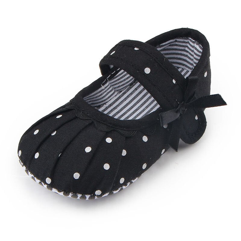 black crib shoes girl