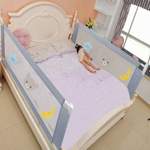 Baby Playpen Bed Fence Safety Foldable Rails Security Bed Barrier