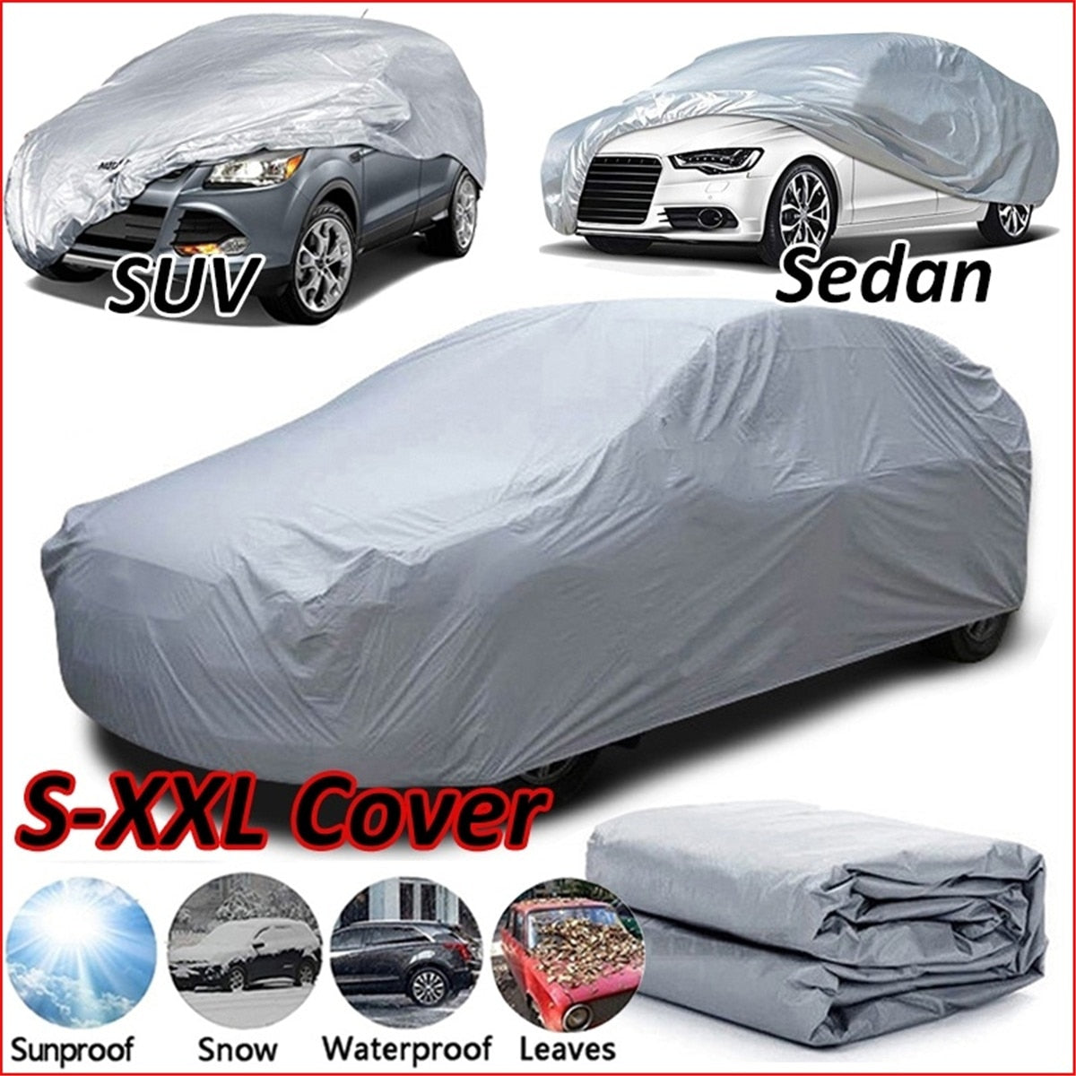 Automotive Car Truck Parts L Size Full Suv Car Cover Peva Waterproof For Bmw X3 Ford Edge Infiniti Qx50 Ex