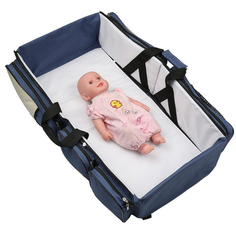 3 In 1 Waterproof Baby Travel Crib Changing Diapers Foldable Mummy