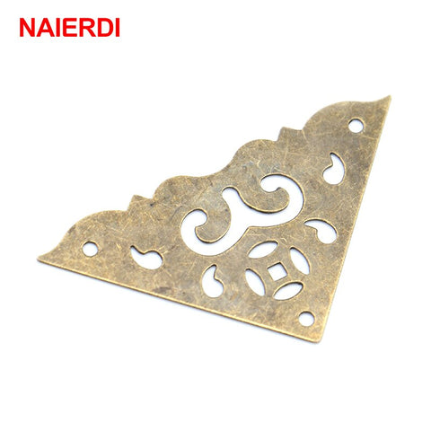30pcs Naierdi Jewelry Box Corner Protector Bronze Decorative