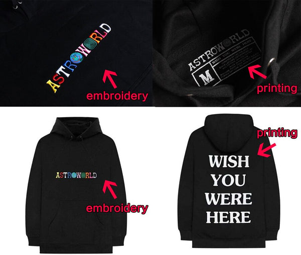 astroworld embroidered logo hoodie