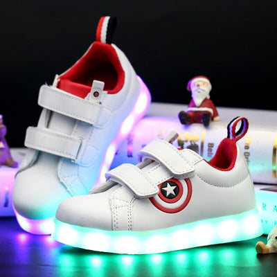 marvel light up shoes