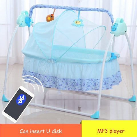 Intelligent Baby Crib Extended Electric Shaker Cradle With Remote