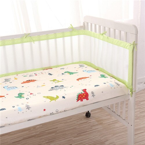 2pcs Summer Breathable Newborn Crib Bumpers Baby Bedding Collision