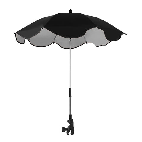 white pram parasol