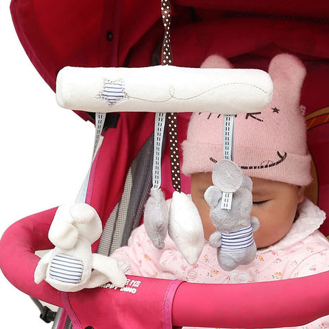 Stroller Accessories Baby Crib Rattles Plush Toys Soft Rabbit