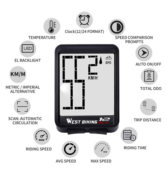 west biking speedometer