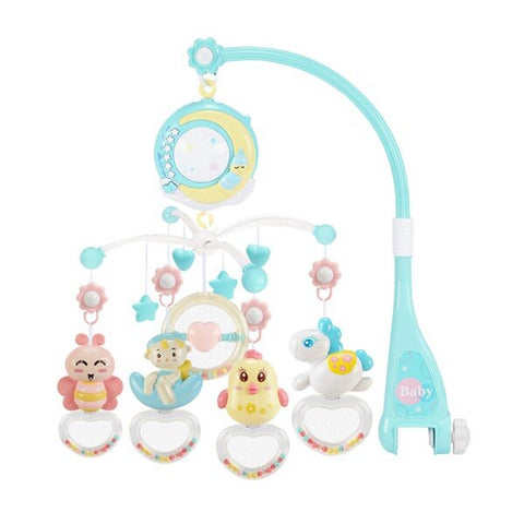 Baby Rattles Crib Mobiles Toy Holder Rotating Crib Mobile Bed