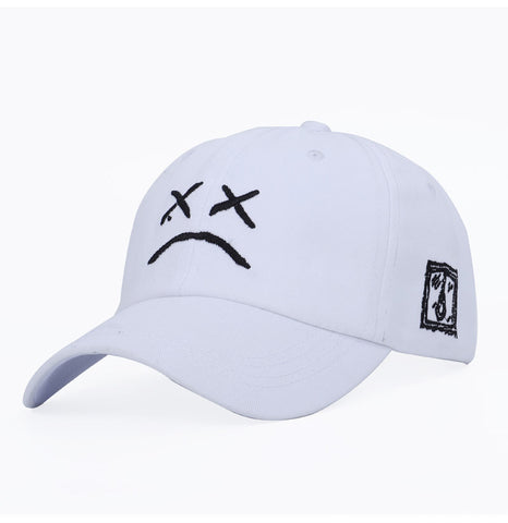 April Momo 2019 Dad Hat Embroidery 100 Cotton Baseball Cap Sad