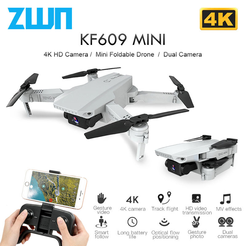 GoolRC Drone with Camera 4K VISUO WiFi FPV HD Camera Video and Optical Flow Positioning Camera XS816 Foldable RC Quadcopter for Beginners